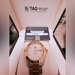 TAG Heuer Aquaracer Gold and Silver Men's Watch